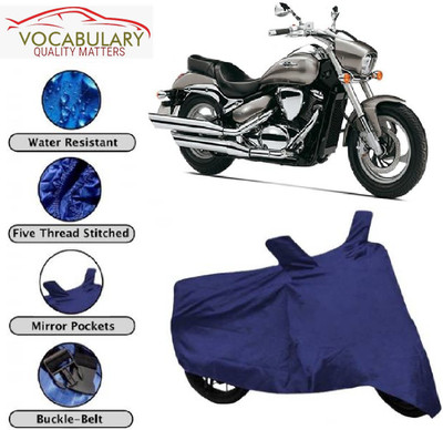 MEGA MARTZZ Waterproof Two Wheeler Cover for Suzuki(Intruder M800, Blue)