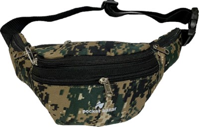 pocket bazar Military Waist Bag Waist Bag(Green)