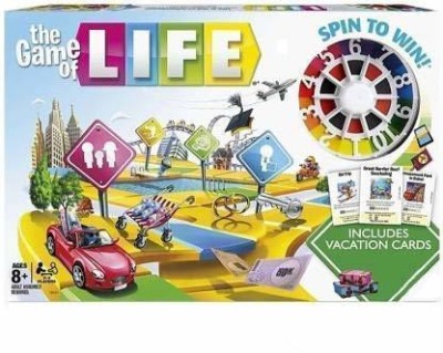 GD Store RAXIV The Game of Life Spin to Win Educational Board Game, Banking Unit & Bank Cards, Spin to Win(Multicolor) Board Game Accessories Board Game