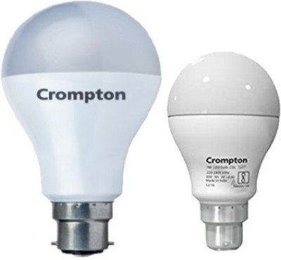 Crompton 5 W, 23 W Standard B22 Basic LED Bulb(White, Pack of 6)