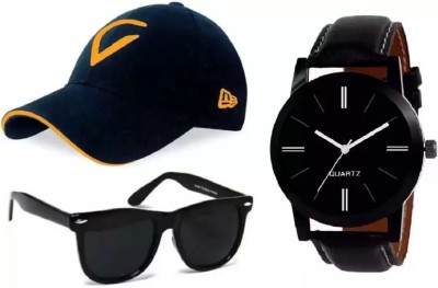 GISTARIX Solid, Self Design, Embroidered Sports/Regular Cap Cap(Pack of 3)