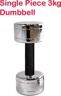 Sports Era Set of 1 x 3kg Steel Dumbbell , Each Fixed Weight Dumbbell (3 kg) Fixed Weight Dumbbell(3 kg)