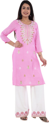 ELVISH JAIPUR Women Kurta Palazzo Set