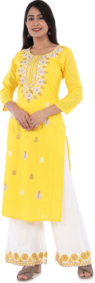 ELVISH JAIPUR Women Kurta Palazzo Set