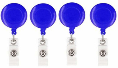 Dey 's stationery store Plastic ID Badge Reel(Pack of 4)