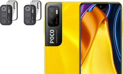 HIRDESH Back Camera Lens Glass Protector for POCO M3 Pro 5G(Pack of: 2)