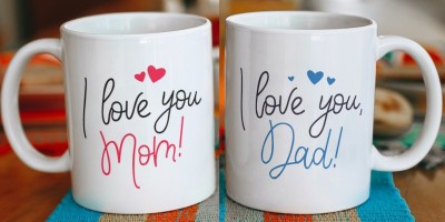 Rosemelt Dad & Mom Couple Gift for Mummy Papa, Anniversary, Birthday Gifts Gift for Mom and Dad Coffees Set -A39 Ceramic Coffee Mug(330 ml, Pack of 2)
