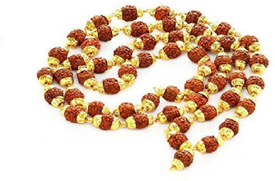 DVM Rudraksha mala Gold-plated Plated Alloy Chain Set