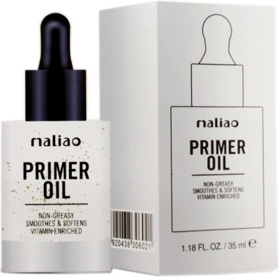 maliao Oil Primer Non Greasy Smoothes & Softens Vitamin Enriched  Primer  - 35 ml(White)