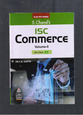 S Chand's ISC Commerce Volume II XII(Paperback, Dr. C. B Gupta)