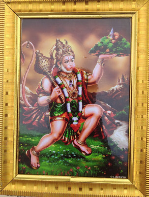 SAI BALAJI ACRALICS Hanuman ji Religious Frame
