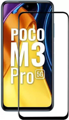 LIKEDESIGN Edge To Edge Tempered Glass for POCO M3 Pro, POCO M3 Pro 5G(Pack of 1)