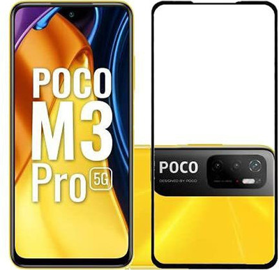 LIKEDESIGN Edge To Edge Tempered Glass for Poco M3 Pro, Poco M3 Pro 5G(Pack of 1)
