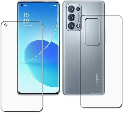 DOWRVIN Front and Back Tempered Glass for OPPO RENO 6 PRO + PLUS 5G(Pack of 1)