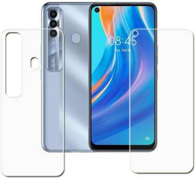PR SMART Front and Back Tempered Glass for Tecno Spark 7 Pro(Pack of 2)