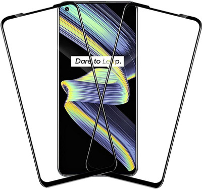 Slugabed Edge To Edge Tempered Glass for Realme X7 Max 5G(Pack of 2)