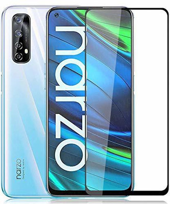 Express Buy Edge To Edge Tempered Glass for Realme Narzo 30(Pack of 1)