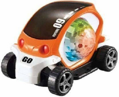 Tenmar Presenting 3D dd light car for kids, Battery operated Car Toy A6 Model with Music and Light (Multicolor)(Multicolor)