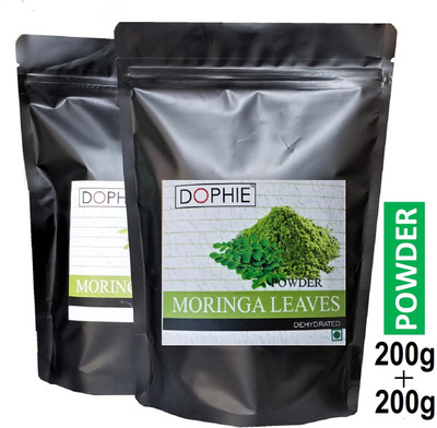 dophie Moringa Powder 200g(Pack 2) Energy Booster,Joint & Immune Support -Great in Drinks(2 x 200 g)
