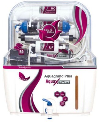 Aquagrand Plus RED SWIFT 15 LTR RO UV UF TDS CONTROLLER 14 STAGE WATER PURIFIRE 15 L RO + UV + UF + TDS Water Purifier  (Red)