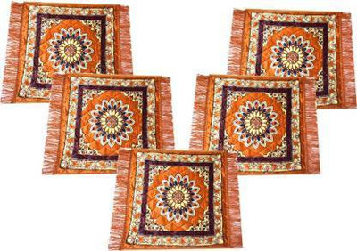 JAWALA CREATION Pooja Assan Altar Cloth(Pack of 5)