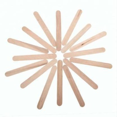 TITIRANGI Natural Wooden Premium Quality Ice Cream Popsicle Sticks for School Projects (1000 stick )