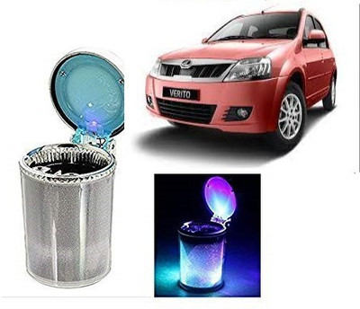 Autovea Silver Plastic Ashtray(Pack of 1)