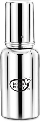 Buddsbuddy Deluxe Plus Stainless Steel Regular Neck 2 Stage Baby Feeding Bottle With Extra Spout Sipper 5oz/150ml - 150 ml(Grey)