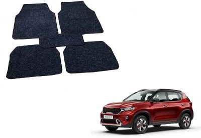 MOCKHE Fabric Standard Mat For  Kia Sonet(Black)