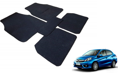MOCKHE Fabric Standard Mat For  Honda Amaze(Black)