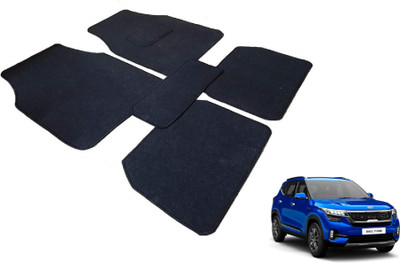 MOCKHE Fabric Standard Mat For  Kia Seltos(Black)