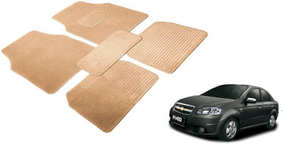 MOCKHE Fabric Standard Mat For  Chevrolet Aveo(Beige)