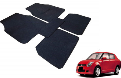 Auto Hub Fabric Standard Mat For  Maruti Suzuki Swift Dzire(Black)