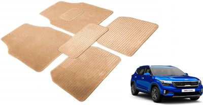 Auto Hub Fabric Standard Mat For  Kia Seltos(Beige)