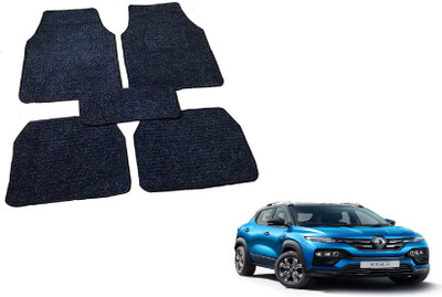 Auto Hub Fabric Standard Mat For  Renault Kiger(Black)