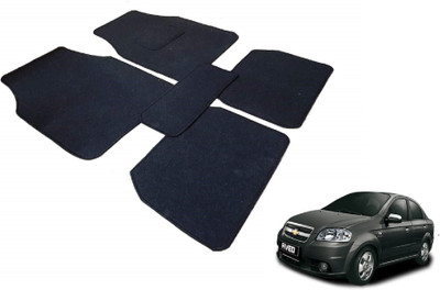 MOCKHE Fabric Standard Mat For  Chevrolet Aveo(Black)