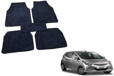 Auto Hub Fabric Standard Mat For  Hyundai Eon(Black)