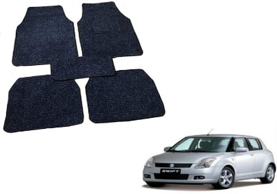 Auto Hub Fabric Standard Mat For  Maruti Suzuki Swift(Black)