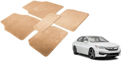 Auto Hub Fabric Standard Mat For  Honda Accord(Beige)