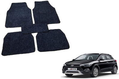 MOCKHE Fabric Standard Mat For  Hyundai i20 Active(Black)