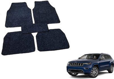 MOCKHE Fabric Standard Mat For  Jeep Compass(Black)