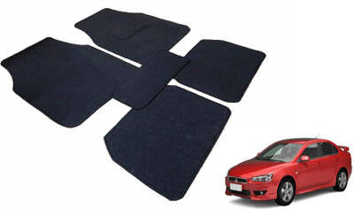 Auto Hub Fabric Standard Mat For  Mitsubishi Lancer(Black)