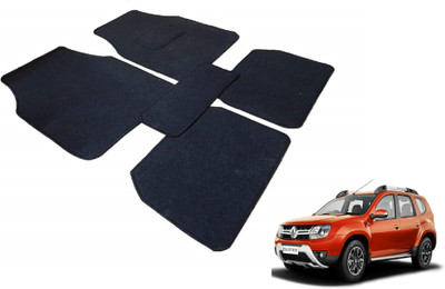 Auto Hub Fabric Standard Mat For  Renault Duster(Black)
