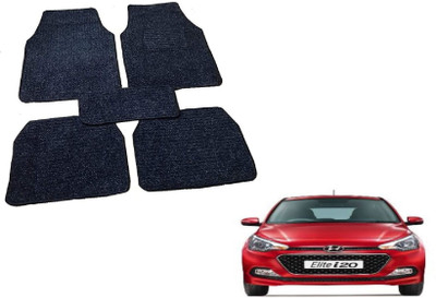 MOCKHE Fabric Standard Mat For  Hyundai Elite i20(Black)