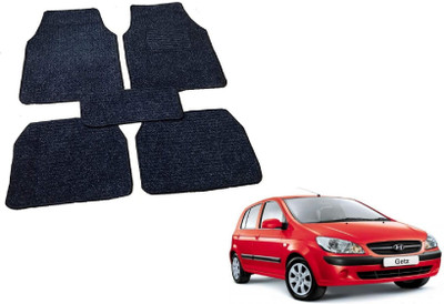 Auto Hub Fabric Standard Mat For  Hyundai Getz(Black)