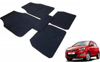 Auto Hub Fabric Standard Mat For  Hyundai i20(Black)