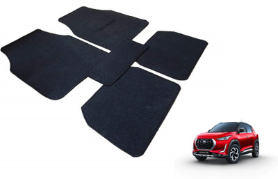 Auto Hub Fabric Standard Mat For  Nissan Magnite(Black)