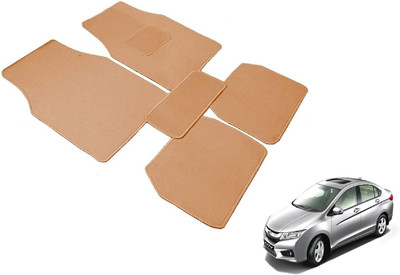 Auto Hub Fabric Standard Mat For  Honda City i-Dtec(Beige)