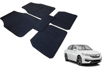 Auto Hub Fabric Standard Mat For  Honda Accord(Black)