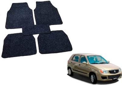 Auto Hub Fabric Standard Mat For  Maruti Suzuki Alto(Black)